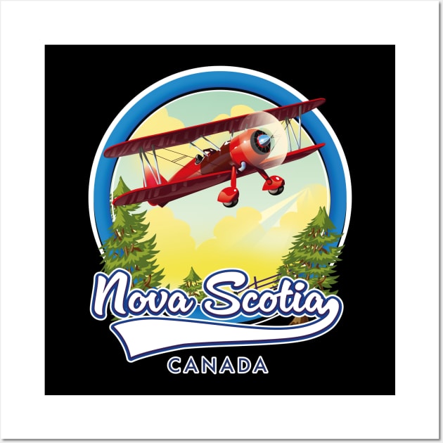 Nova Scotia bi plane Wall Art by nickemporium1